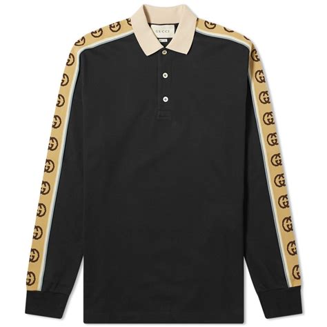 gucci gg supreme runway shirt|Gucci long sleeve shirts.